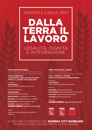 dalla terra il lavoro locandina